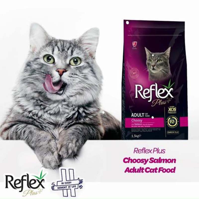 Hạt Reflex Plus cho mèo biếng ăn vị cá hồi