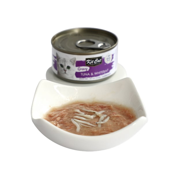 Pate kit cat gravy vị cá ngừ và cá trắng