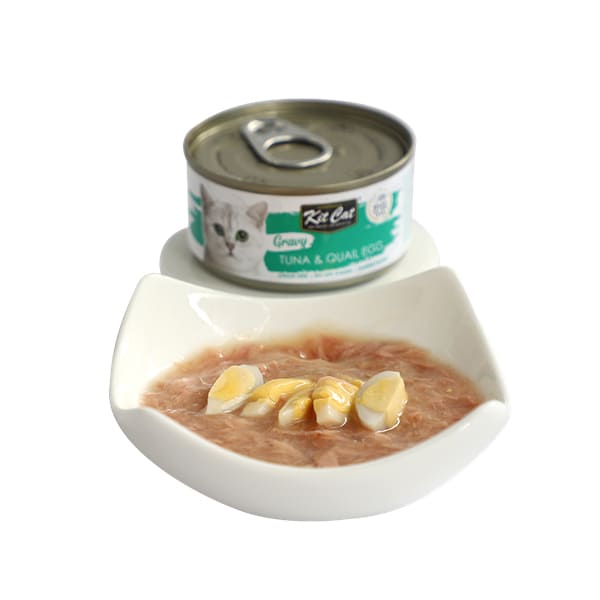 Pate kit cat gravy vị cá ngừ và trứng cút