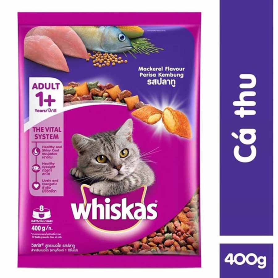 hạt whiskas cho mèo lớn vị cá thu BIS