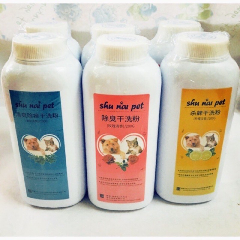 Sữa tắm khô cho mèo Shu Nai Pet