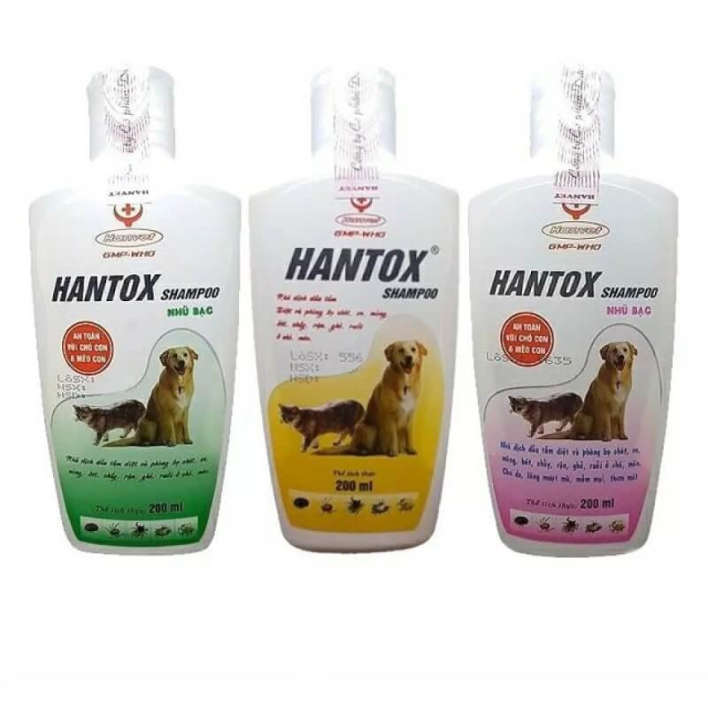 Sữa tắm trị ve cho chó Hantox